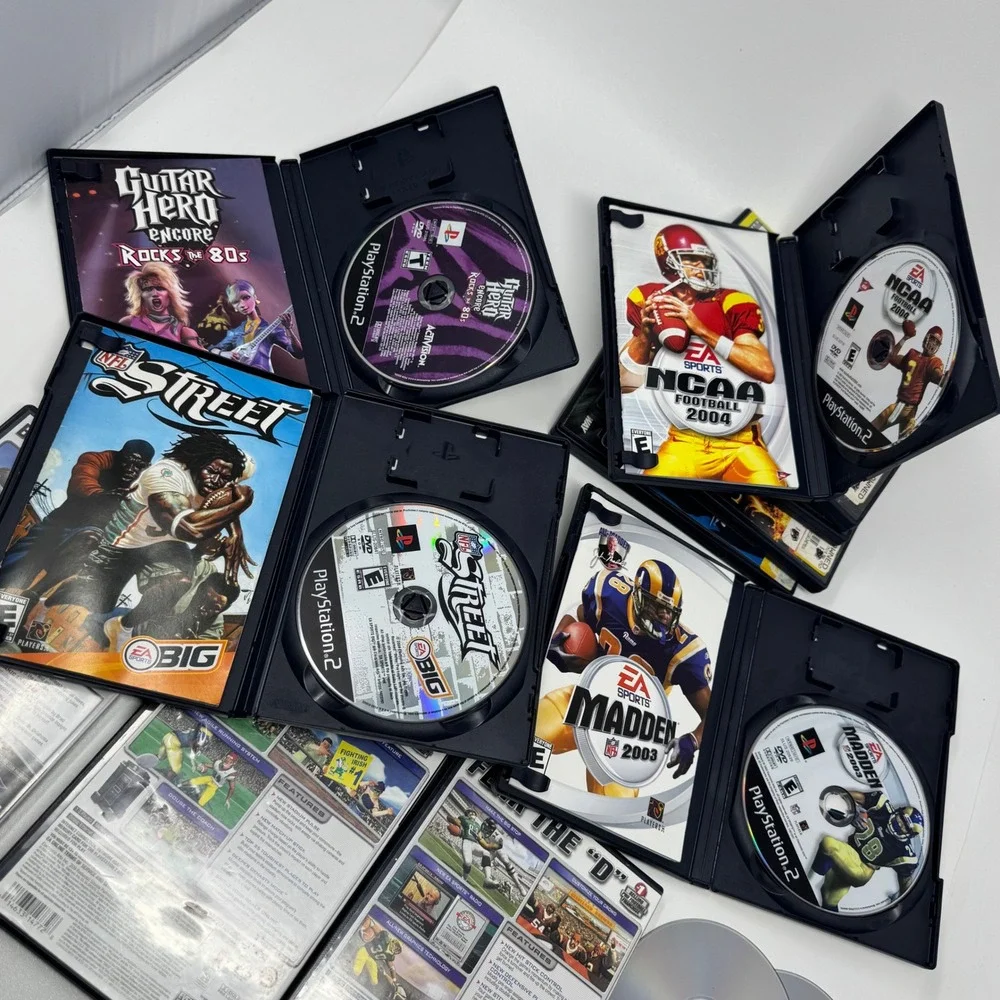 Sony PlayStation 2 PS2 Game Lot of 15 NCAA NFL Street Mortal‎ Kombat Pac-Man